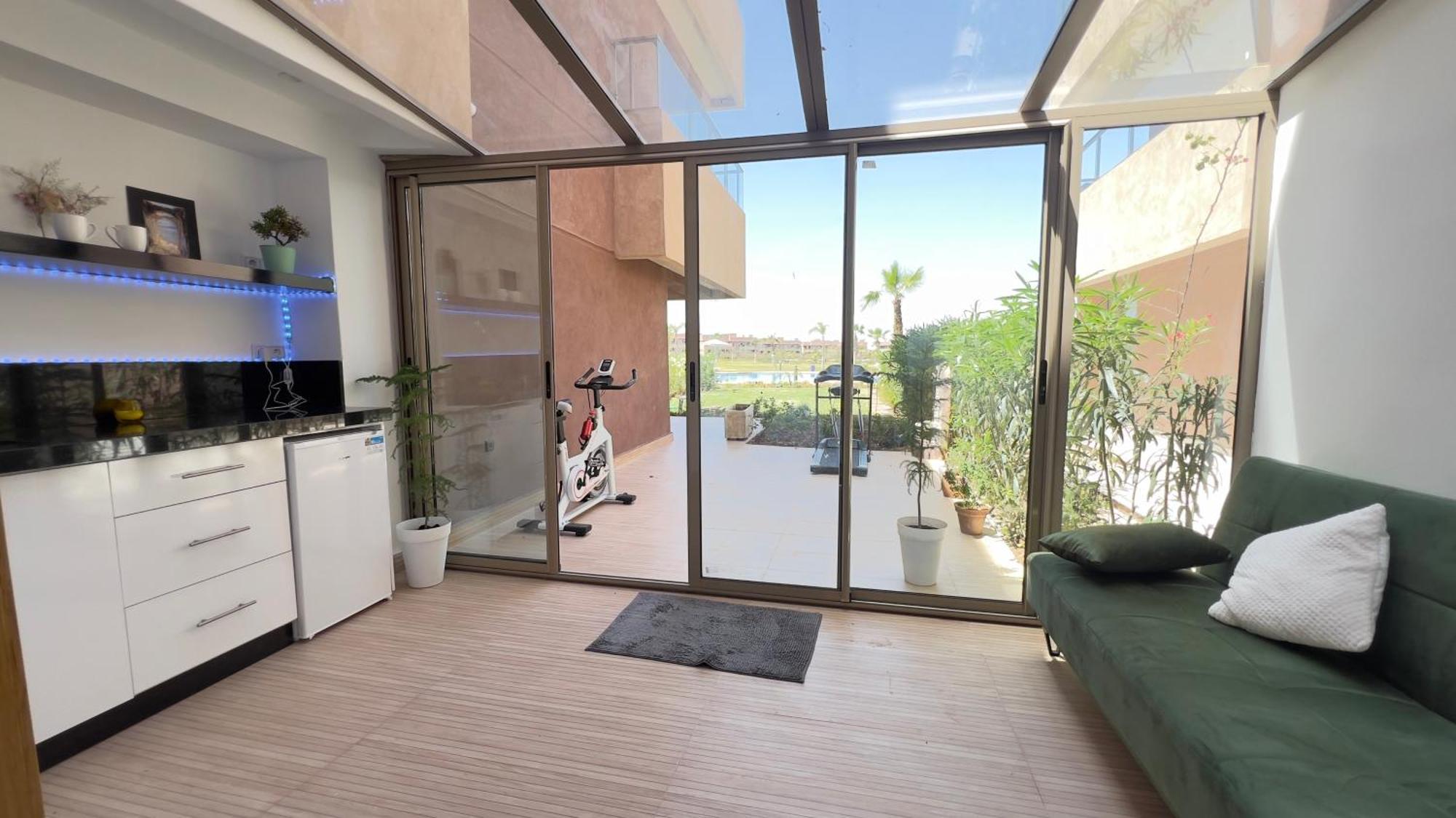 Appartement De Luxe Avec Jardin Vue Sur La Piscine Golf Securise 24H Sur 24 A 5 Minutes De L Aeroport Marrakesh Eksteriør bilde